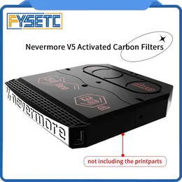FYSETC Nevermore V5 듀오 활성탄 필터 Voron V2 Trident V0 용 탄소를 포함한 3D 프린터 부품 업그레이드 된 3D 프린터 부품을 스캔