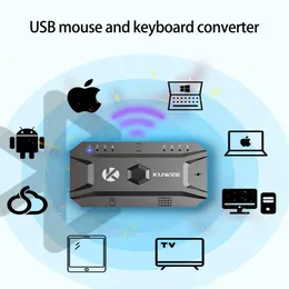 Hubs Bluetooth Hub USB 5.0 Converter Wired Keyboard and Mouse to Wireless USB Hub Adapter Support 8 Devices for Tablet Laptop Mobile