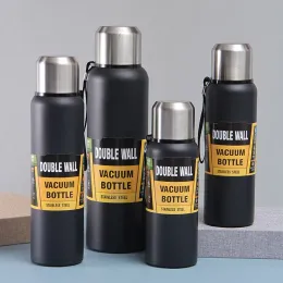 Large Capacity Thermos Bottle Portable Vacuum Flask Insulated Tumbler Stainless Steel Tea Drinks Cold Hot Water Bottle