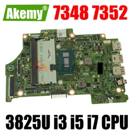 Motherboard For DELL Inspiron 7348 7352 7558 Laptop Motherboard 3825U i3 i5 i7 4th Gen or 5th Gen CPU CN0H5R4P 08H90T 133211 Mainboard