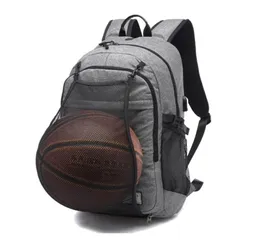 Outdoor Men039s Sports Gym Bags Mochila de baloncesto Mochilas escolares para adolescentes Boys Soccer Ball Pack Laptop Bag Football Net Gym 2400510