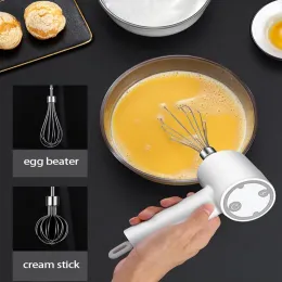 Velocità Mixer Frullatore per alimenti portatile per uso domestico Cucina Uovo Montalatte Torta Frullino per le uova Cottura a mano Impastare