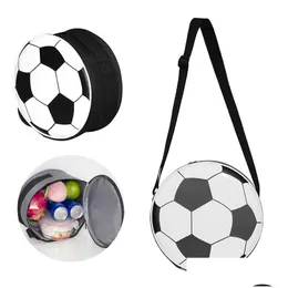 Lunch Boxes Bags Oxford Cloth Bag Football Insation Portable School Office Outdoor Picnic Bags Drop Delivery Home Garden Kitchen Din Dhbn2