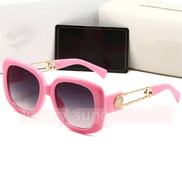 럭셔리 선글라스 75 렌즈 디자이너 편지 여자 망 고글 수석 안경 여성용 안경 프레임 빈티지 금속 태양 안경
