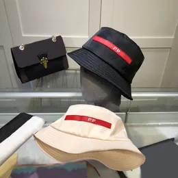 Designer Men's Bucket Hat Fashion Women's Sun Visor Casual Travel Hats 2 Colors Cap