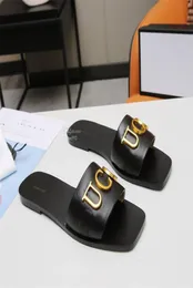 Sandalias clásicas de diseñador G, zapatillas de tacón para mujer, chanclas de cuero sexis, letras de moda de lujo para mujer 2167362