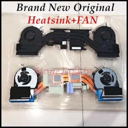 Pads High quality New Original CPU GPU Cooling Fan Cooler For DELL Inspiron 15 7577 Heatsink 02JJCP 04MR2Y AT21K002FF0 Fully Tested