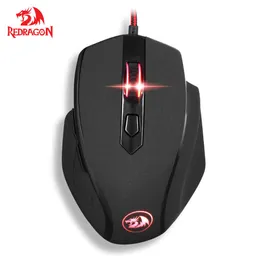 Fareler Redragon M709 TIGER 10000 DPI Programlanabilir Kablolu Bilgisayar Oyun Faresi Defter PC Dizüstü Bilgisayar MacBook için 7 düğmeli