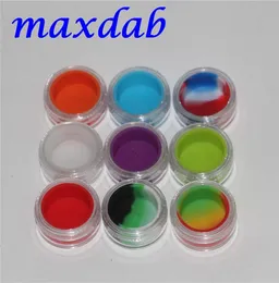 Clear plastic acrylic e liquid case wax holder box 3ml mini acrylic bho jars silicone jars dab wax vaporizer oil container silicon9421528