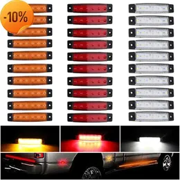 Nya 30 st 6 LED Amber Side Marker Lights Amber Trailer Marker Lights Baksidan Marker Lamp Amber LED Marker Lights For Trucks