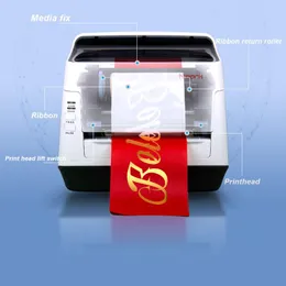 Printers Nmark Automatic digital hot foil printer best low price grosgrain ribbon label making machine for clothes printer