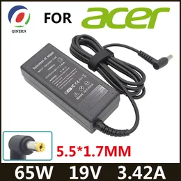 Laders 19V 3.42A 65W 5.5*1,7 mm AC Laptoplader Voedingsvoorziening voor Acer Aspire 1410 1680 3000 5315 5630 5735 5920 5535 5738 6920 Adapter