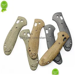 Ferramentas de pastelaria de panificação Um par de escalas de micarta personalizadas para benchmade Griptilian 551 alças