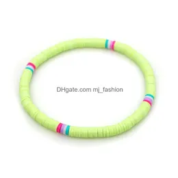 Strand z koralikami 2023 Bohemia Colorf Clay Bracelets for Women Mash