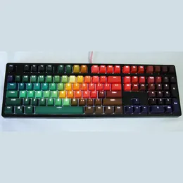 Combos Paranoid OEM Keycaps PBT Material Double Shot Shine Thru Translucent Backlit for MX Switches on 61 87 108 Mechanical Keyboards