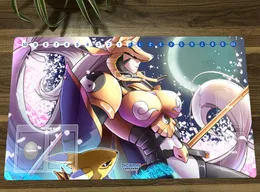 Pads Anime Digimon Duel Playmat Renamon Trading Card Game Mat DTCG CCG Mat Mouse Pad Desk Gaming Play Mat With Card Zones Free Bag