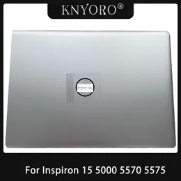 Dell Inspiron 15 5000 5570 5575ラップトップLCDカバーバックリアトップリッドスペアパート0x4ftd x4ftdシルバーAシェルのフレームフレーム新しい交換