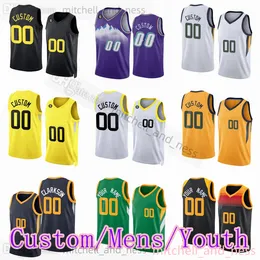 16 Simone Fontecchio Jersey Custom Stitch Basketball Jerseys 23 Lauri Markkanen 41 Kelly Olynyk 00 Clarkson Talen Horton-Tucker 22