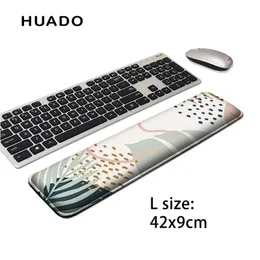 Pads Computer Tangentboard Wrist Rest Pad Tillverkad av minneskum med antislipbas ger kuddstöd och hjälper till med smärtlindring