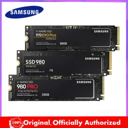Enheter SSD M2 Samsung SSD M.2 1TB 980 Pro NVME Internt Solid State Drive 970 EVO Plus hårddisk 250 GB HDD 500 GB för bärbar dator