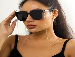 Trendy Beads Sunglasses Chains for Women Pearl Eyeglasses Holder Neckband Glasses Chain Lanyard Fashion Jewelry8729010
