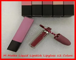 2019 New Lip Makeup M Matte Liquid Lipstick Lipgloss Selena Christmas Bullet Lip Gloss 12 Colors 3310219