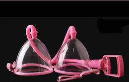Clear Vacuum Suge Breast Pump med två kopp Fysisk bröstmassager Lady Beauty Supply 11cm Manual BI01409157198595