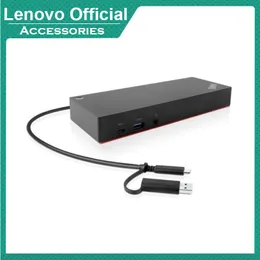 Levererar original Lenovo ThinkPad Hybrid USBA/TYPEC Dual Interface Desktop Multi Dock Adapter 40AF0135CN X1 X390X280T490T480X280