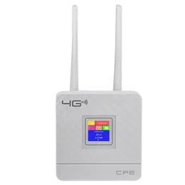 ルーターCPF903 3G 4GポータブルホットスポットLTE WIFIルーターWAN/LANポートデュアル外部アンテナロック解除ワイヤレスCPEルーター+ SIMカードスロット