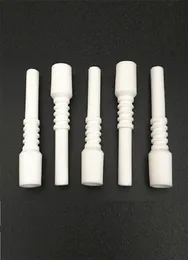 Top Quality Ceramic Dab Nail Tip 10mm 14mm 18mm Hookah Mouthpiece Dabber Nails Tip for N Smoking Vape Pen Pipe Dab Rig Kit5446880