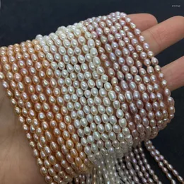 ビーズ1 strand淡水の形がゆるい宝石のパールジュエリーブレスレットイヤリングネックレス縫製クラフトDIYアクセサリー