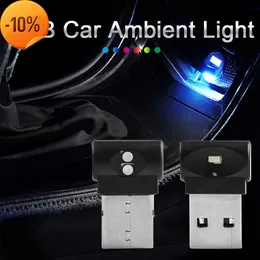 Nowe 7 kolorów Zmień Mini USB Light Light Button Modelowanie LED Lekkie samochod