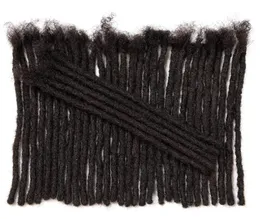 Luxnovolex Dreadlock Human Hair 30 strands 06 cm Diameter Width Unprocessed Virgin Full Handmade Permanent Locs Natural Black Co5346866