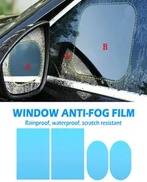 Car Side Rearview Mirror Window Superior Quality Rainproof Multifunctional Waterproof Anti Fog Films 175x200mm 150x100mm5537596