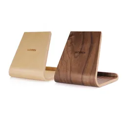 Stands Samdi Birch Birch Legno Tablet Porta del supporto per dock Cradla per iPhone10 8 7 Plus iPad Mini 4 Air Samsung S8 Edge