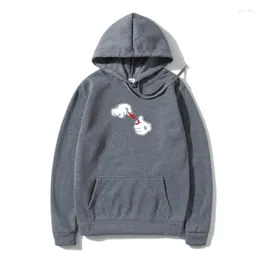 Men's Hoodies Hoody Cartoon Hands Lighter Outerwear Blun Marijuanna Join Cool College Party Wholesale