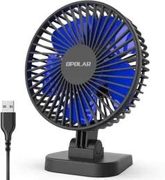 Gadgets Mini USB Desk Fan Better Cooling Perfect Strong Airflow Whisper Quiet Portable Fan for Desktop Office Table 3 Speeds 4.9 ft cord