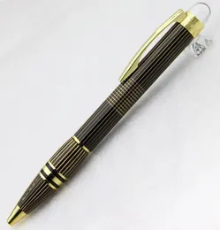 Pen Pen Star Metal Gold Stripe Lattice Ballpoint Pens Supplie و Office Supplie للكتابة 9776934