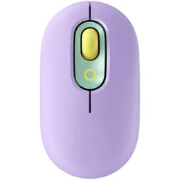 Möss Pop Wireless Bluetooth Mouse Pink Purple Yellow Söta mus för PC Gamer Laptop Accessories Ergonomisk dator och kontorsmus