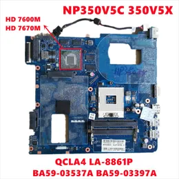 Материнская плата BA5903537A BA5903397A для SAMSUNG NP350 NP350V5C 350V5X Материнская плата ноутбука QCLA4 LA8861P с 2160833000 DDR3 HM76 100% тест