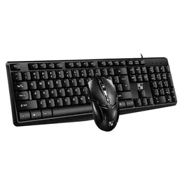 Combos Wired USB PC Gamer Suspensão Mecânica Sensação Teclado + Mouse Conjunto Fotoelétrico Computador Laptop Conjunto de Teclado Retroiluminado