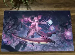 Yugioh Red Blossoms from Underroot Tcg Mat Anime Girl Trading Card Game Mat CCG Playmat Antislip Mouse Pad 60x35cm無料バッグ