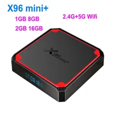X96 MINI ANDROID 90スマートテレビボックスAmlogic S905W4 Quad Core 1G 8G2G 16G TVBOX 24G 5G WIFI X96MINIプラスセットTOP BOX6473914