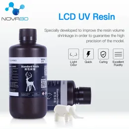 Tarama 2021 3D yazıcı için yeni nova3d reçine 500g/1kg sıvı fotopolimer reçine 405NM UV Reçine LCD 3D baskı malzemesi Hassas Refina