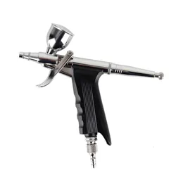 Spray Guns Pneumatic Spray Gun Dual Action High Capacity Airbrush Trigger Pen Makeup Nail Beauty Barber Tatoo Car Paint Cake Decoration 230526