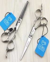 JOEWELL Highgrade 60 inch stainless steel hair scissors cutting thinning scissors 9CR professional barber tool5453570