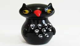 New Arrival Owl Glass Hand Pipes For Herb Smoking Tobacco Burner Rig 4inch Length2339395