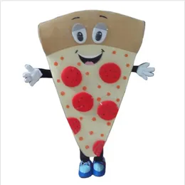 Traje de mascote novo personagem de desenho animado de alta qualidade adulto bonito pizza mascote traje fantasia festa de Halloween