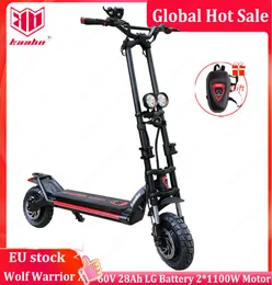 Original Kaabo Wolf Warrior X scooter 10inch 60V 28AH Battery Top speed 70kmh Electric Scooter with Hydraulic shock absorption2123567