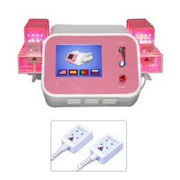 Máquina de laser de emagrecimento i lipo portátil 650nm 980nm equipamento de beleza de comprimento de onda duplo máquina de lipolaser com 12 pás preço de remoção de gordura